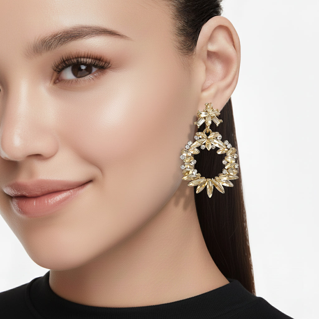 Aretes Golden Amber