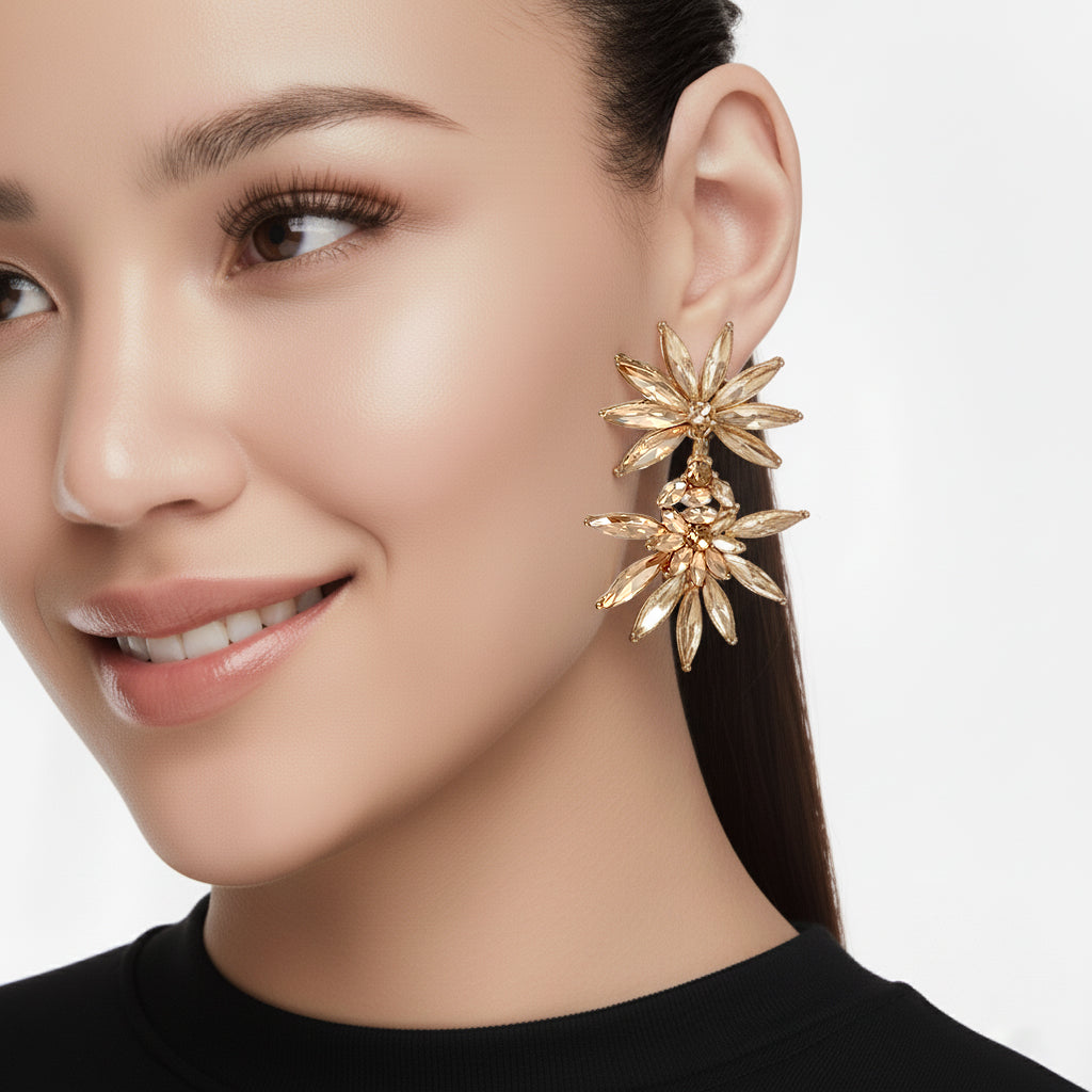 Aretes Star Glam Dorado