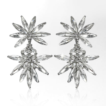 Aretes Star Glam Plateado
