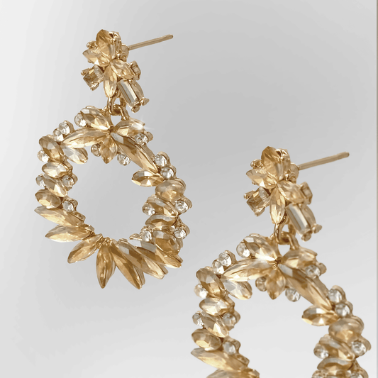 Aretes Golden Amber