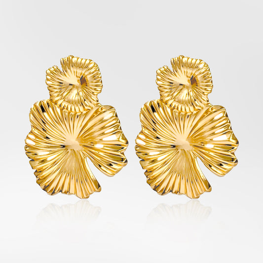 Aretes Hoja Elefante