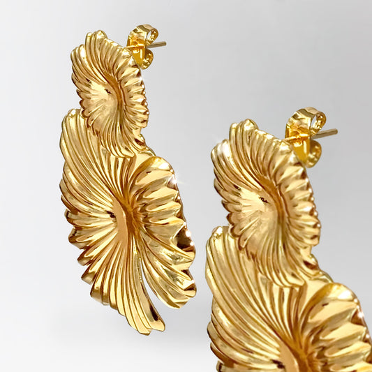 Aretes Hoja Elefante