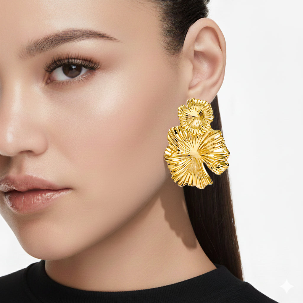 Aretes Hoja Elefante