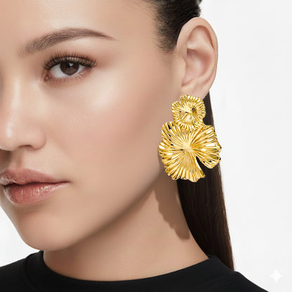 Aretes Hoja Elefante
