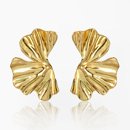 Aretes Big Botanical Dorado