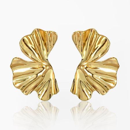 Aretes Big Botanical Dorado