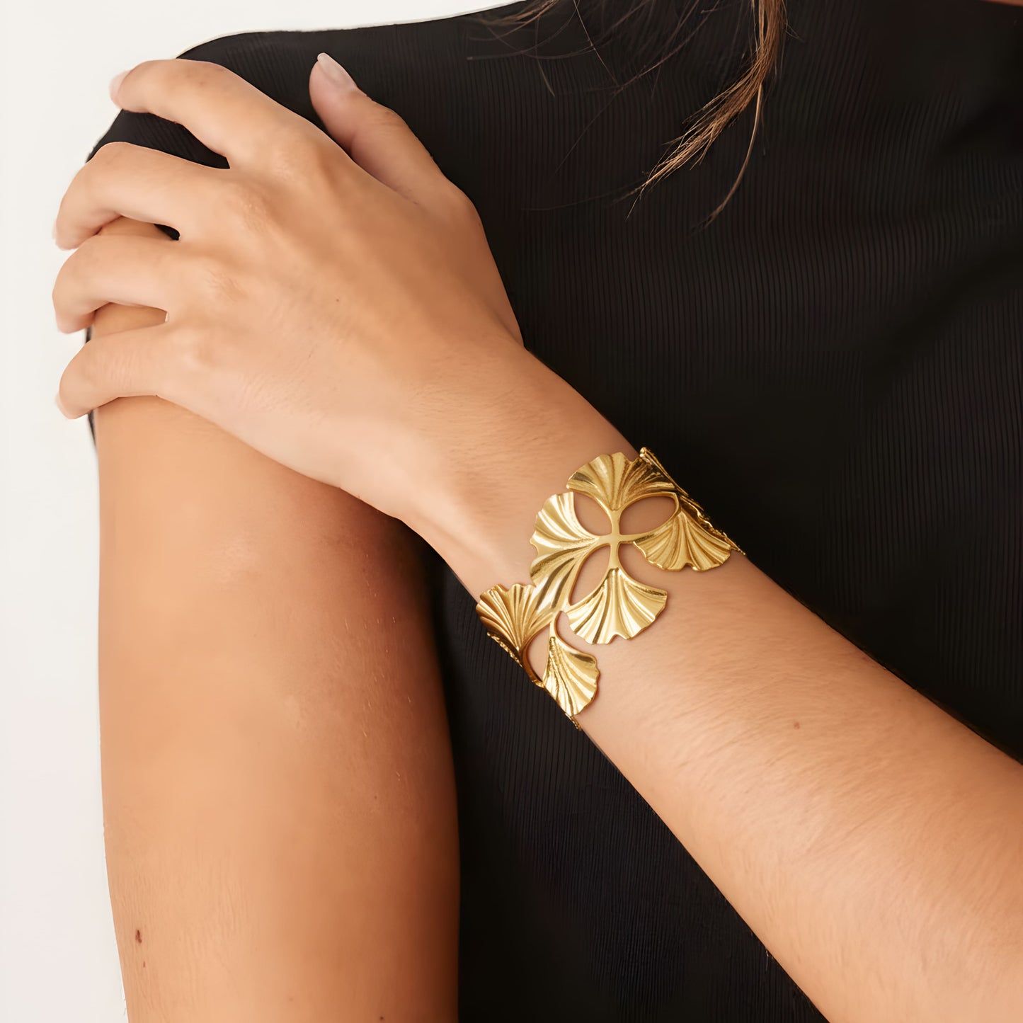 Brazalete Dorado Tropical
