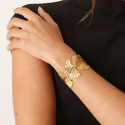Brazalete Dorado Tropical