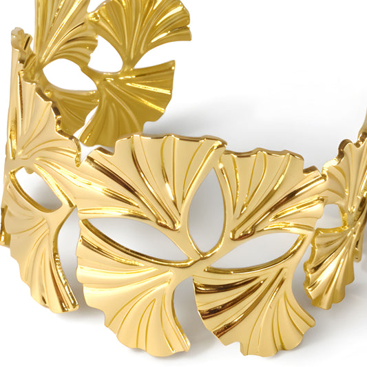 Brazalete Dorado Tropical